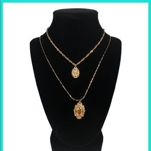 Double Pendant Necklace ✨